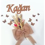 Lora Davet Bebek kapı süsü, Hastane kapı süsü, Duvar süsü aksesuarları (1 Adet) Pembe - 36541