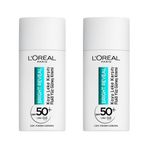 L’Oréal Paris 2x50 ml Bright Reveal Spf 50+ Koyu Leke Karşıtı Fluid Günlük Yüz Güneş Kremi Cilt Bakım Seti