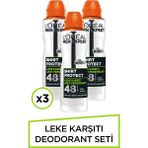 L'Oréal Paris 3'lü L'oréal Paris Men Shirt Protect Sprey Deo Seti 150 ml