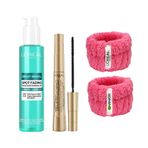L’Oréal Paris Bright Reveal Cilt Kusuru İzi Karşıtı, Serum İçerikli Temizleme Jeli 150ml & Telescopic Maskara - Siyah + Hediye Havlu Bileklik 2'li Set