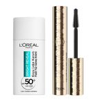 L’Oréal Paris Bright Reveal Spf 50+ Koyu Leke Karşıtı Fluid Günlük Yüz Güneş Kremi 50ml & Panorama Hacim Veren Maskara Siyah