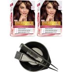 L'Oréal Paris Excellence 4.15 2 Adet Saç Boyası+Saç Boyama Seti