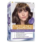 L’Oréal Paris Excellence Cool Creme 6.11 Ekstra Küllü Koyu Kumral 3'lü Saç Boyası