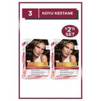L'Oréal Paris Excellence Creme 3 Koyu Kestane 2'li Saç Boyası