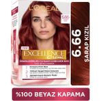 L'Oréal Paris Excellence Creme 6.66 Şarap Kızılı Çok Açık Dore Saç Boyası