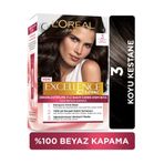 L'Oréal Paris Excellence Creme Kit 3.0 Koyu Kestane Saç Boyası