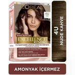 L'Oréal Paris Excellence Creme Nude Renkler 4U Nude Kahve Saç Boyası