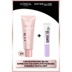 L'oréal Paris Glotion All-In-One Doğal Işıltı 901 & Super Lock Kaş Sabitleyici Makyaj Seti - Siyah