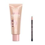 L’Oréal Paris Glotion All-In-One Doğal Işıltı 902 - Light Glow & Mini Paradise Le Khol Siyah Göz Kalemi Makyaj Seti