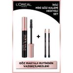 L'oréal Paris Lash Paradise Forever Noir Maskara + 2'li L'oréal Paris Khol Paradıse Blac Cosnat Mini Liner Hediyeli Set - Siyah