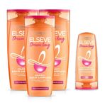 L’Oréal Paris L'Oreal Elseve Dream Long Onarıcı Bakım Şampuanı 360ml 3'lü Set & Saç Bakım Kremi 175ml