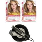L'Oréal Paris Loreal Excellence Saç Boyası 7.31x2+SAÇ Boyama Seti