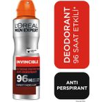L'Oréal Paris Men Expert Loreal Paris Men Invincible Erkek Deodorant 150 ml Yüksek Koruma ve 96 Saat Etkili