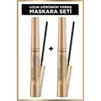 L'oréal Paris Telescopic Maskara Hacim Verici 8 ml Işıltılı Özellikli Siyah 2'li Set