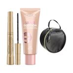 L’Oréal Paris Telescopic Maskara - Siyah & Glotion All-In-One Doğal Işıltı 902 - Light Glow & Hediye Çanta
