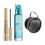 L’Oréal Paris Telescopic Maskara - Siyah & Nem Terapisi Aloe Vera Suyu, Nemlendirici ve Ferahlık Etkili Krem, Normalden Karmaya Ciltler Krem 70ml & Hediye Çanta