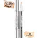 L'Oréal Paris ''True'' Match Göz Kremi İçeren Kapatıcı 1-2D Ivory Beige Uzun Süre Kalıcı Makyaj