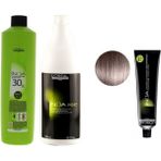 L'Oréal Professionnel Loreal Professionnel Loreal Inoa Krem Oksidan 30 Vol. %9 1000 Ml+Post Boyalı Saç Şampuanı 1500 Ml+Saç Boyası 9,12