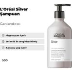 L'oréal Professionnel Paris Serie Expert Silver 500 ml Çok Açık Sarı Gri Beyaz Saçlar İçin Canlandırıcı Mavi Şampuan - standart