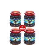 Loras Gemlik Siyah Zeytin Pet Mega 2000 gr 4'lü - 2 kg