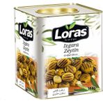 Loras Izgara Yeşil Zeytin Teneke 10.000 gr (201 - 230) - 10 kg