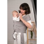 Lorasina Baby Sırt Destekli Ayarlanabilen Sling, Wrap, Taşıma Şalı, Ana Kucağı - Gri