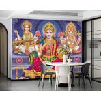Lord Ganesha Renkli Hint Poster Duvar Kağıdı