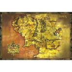 LORD OF THE RINGS MAP MAXI POSTER