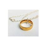Lord Of The Rings Sırlar Yüzüğü Yüzüklerin Efendisi Yüzük Hobbit Güç Yüzüğü Gold Kolye