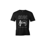 Lord T-Shirt AC DC - For Those About To Rock Cover Siyah Erkek T-shirt