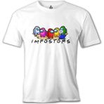 Lord T-Shirt Among Us - Impostors Beyaz Erkek Tshirt - XXXL
