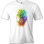 Lord T-Shirt Ananas Beyaz Erkek Tshirt - 2XL