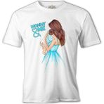 Lord T-Shirt Annem ve Ben Erkek Anneler Günü Beyaz Unisex Tshirt - 2XL