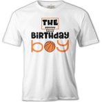 Lord T-Shirt Basketbol - Doğum Günü Çocuğu Beyaz Erkek Tshirt