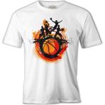 Lord T-Shirt Basketbol - Sokak Topu Beyaz Erkek Tshirt