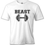 Lord T-Shirt Beauty And The Beast - Beast Beyaz Erkek Tshirt - XL