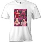 Lord T-Shirt Black Pink - Pink Beyaz Erkek Tshirt - 2XL