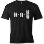 Lord T-Shirt Bts - Bts + Army Siyah Erkek Tshirt