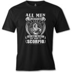 Lord T-Shirt Burç - Born as Scorpio Siyah Erkek T-shirt