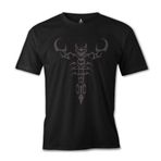 Lord T-Shirt Burç - Scorpio Tatoo Siyah Erkek T-shirt