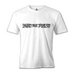 Lord T-Shirt Burn the Priest - Logo Beyaz Erkek T-shirt