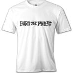 Lord T-Shirt Burn The Priest - Logo Beyaz Erkek Tshirt - XXXL