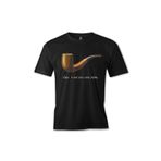 Lord T-Shirt C'est ne pas Une Pipe Siyah Erkek T-shirt