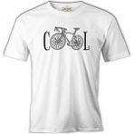 Lord T-Shirt Cool Bicycle Beyaz Erkek Tshirt - M