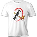 Lord T-Shirt Daddy Mommy Baby - Mommy Beyaz Erkek Tshirt