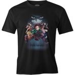 Lord T-Shirt Demon Slayer Siyah Erkek Tshirt