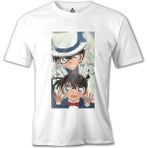 Lord T-Shirt Detective Conan Beyaz Erkek Tshirt - XL