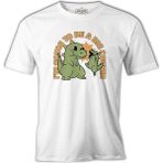 Lord T-Shirt Dinosaurs Family Big Cousin Beyaz Erkek Tshirt - 3XL