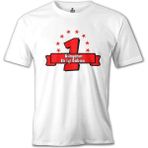 Lord T-Shirt Dünyanın En Iyi Babası Beyaz Erkek Tshirt - XXXL