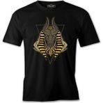 Lord T-Shirt Egyptian God Anubis Siyah Erkek Tshirt - M